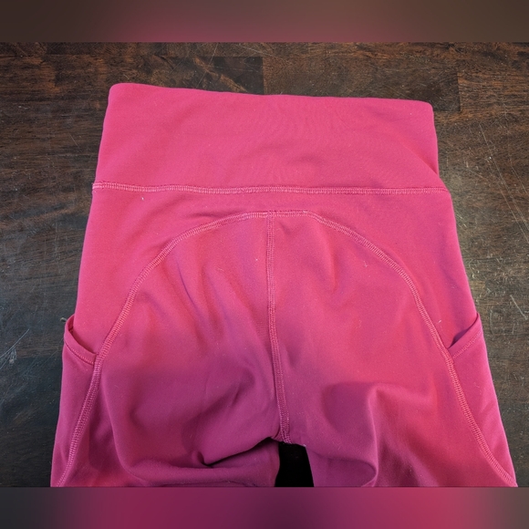Lululemon High-Waisted Leggings w/ Pockets, Women's 2, Fushia - Picture 8 of 10